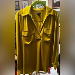 Silky Yellow Blouse